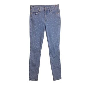 Universal Thread‎ Womens Mid Rise Casual Light Wash Denim Skinny Jeans Blue 2/26